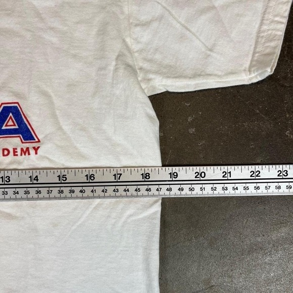 Vintage 90s Nike white and red Katy steding Basketball Academy tee - Picture 6 of 7